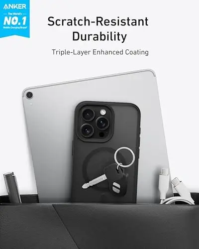 Anker MagGo Matte Magnetic Phone Case for iPhone 16 Pro Max,Ultra-Slim,Scratch-Resistant, Durable Protective Cover,iPhone Case Compatible with MagSafe,Matte Case Only for iPhone 16 Pro Max(Caramel) - 2