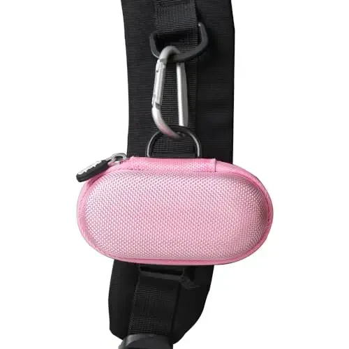 Adada Hard Travel Case for Anker Nano Power Bank, Portable Charger 5,000mAh (Pink) - 5