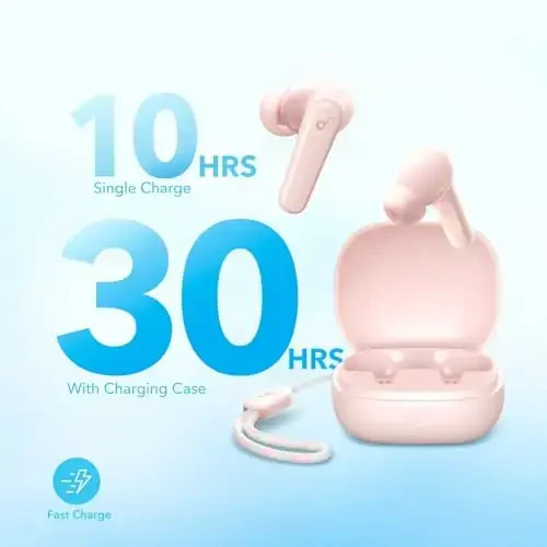 Soundcore by Anker P20i True Wireless Earbuds, 10mm Drivers with Big Bass, Bluetooth 5.3, 30H Playtime, Water-Resistant, 2 Mics for AI Clear Calls, 22 Preset EQs, Customization via App - 4