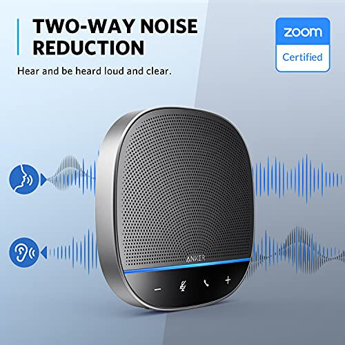 Anker PowerConf S500 Hoparlör Telefonu & Soundcore Motion X600 Taşınabilir Bluetooth Hoparlör, Yüksek Çözünürlüklü Uzamsal Ses ile Kablosuz 50W Ses, IPX7 Su Geçirmez, Pro EQ, AUX-in, Taşınabilir Hoparlör - 3