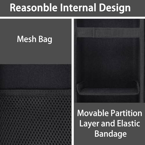 co2CREA Hard Travel Case Compatible with Anker PowerCore Reserve 192Wh Power Bank 60,000mAh LiFePO4 Portable Charger 60W Portable Power, Black Case - 3