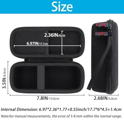 khanka for Anker Prime Power Bank 27650mAh 250W Traveling Case,Case Only (Black) - 3