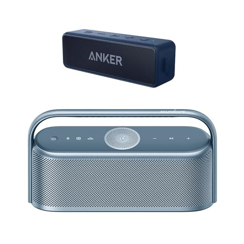 Anker Soundcore 2, 12 Vt Ikki Drayverli, Ko'chma Bluetooth Karnaylar & Soundcore Motion X600 Ko'chma Bluetooth Karnay, Fazoviy Audio bilan, 50 Vt Ovoz, IPX7 Suv o'tkazmaydigan - 1