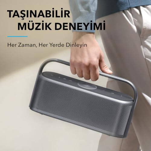 Anker Soundcore 2, 12W Çift Sürücü, Taşınabilir Bluetooth Hoparlörler & Soundcore Motion X600 Taşınabilir Bluetooth Hoparlör, Uzamsal Sesle, 50W Ses, IPX7 Su Geçirmez - 7