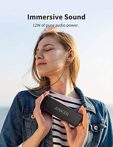 Anker Soundcore 2 Bluetooth Speaker Bundle with Official Travel Case - 4