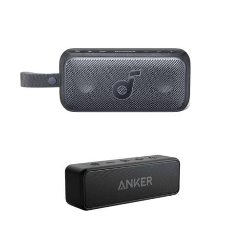 Anker Soundcore 2 & Soundcore Motion 300 Taşınabilir Hoparlör, Kablosuz Yüksek Çözünürlüklü Sesli Bluetooth Hoparlör, SmartTune Teknolojisi, 30W Stereo Ses, 30W Oynatma ve IPX7 Su Geçirmez - 1