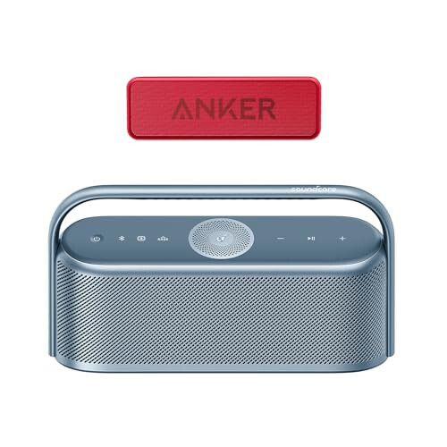 Anker Soundcore Bluetooth Hoparlör & Soundcore Motion X600 Taşınabilir Bluetooth Hoparlör, Uzamsal Sesle, 50W Ses, IPX7 Su Geçirmez, Mavi - 1