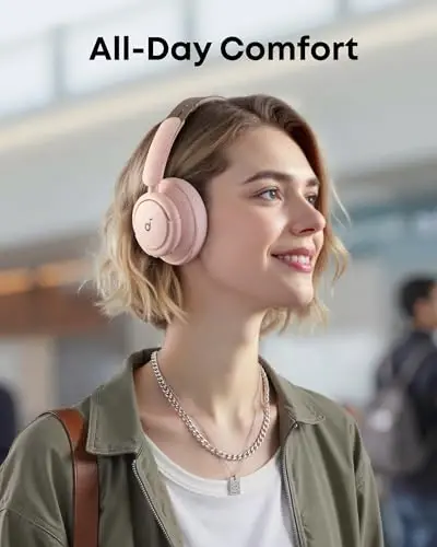 soundcore Life Q30 by Anker, Hybrid Active Noise Cancelling Headphones with Multiple Modes, Hi-Res Sound, Custom EQ via App, 50H Playtime, Comfortable Fit, Bluetooth, Multipoint Connection - 5