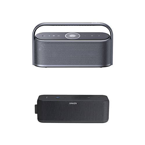 Anker Upgraded, Soundcore Boost Bluetooth Speaker & Soundcore Motion X600 Portable Bluetooth Speaker with Wireless Hi-Res Spatial Audio, 50W Sound, IPX7 Waterproof, 12H Long Playtime, Pro EQ - 1