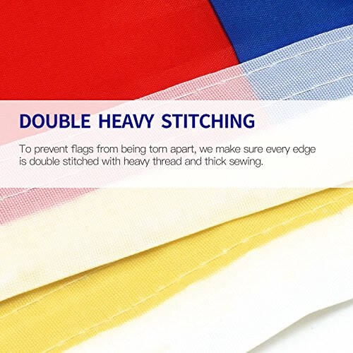 ANLEY Fly Breeze 3x5 Feet Qozog'iston Bayrog'i - Yorqin Rang va O'chishga Chidamli - Tuval Sarlavha va Ikki Qavatli Tikilgan - Qozog'iston Respublikasi Bayroqlari Polyester Brass Grommets bilan 3 X 5 FT - 5