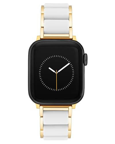 Anne Klein Kauçuk Kaplı Moda Bileklik Apple Watch İçin, Güvenli, Ayarlanabilir, Apple Watch Değiştirme Bant, Çoğu Bileğe Uyar - 1