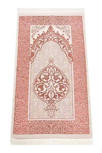 Anneler Gününe Özel Kadife Yasin Kitabı Seccade Seti Kristal Tesbihli - Bordo - Bordo - 6