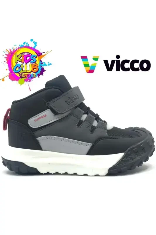 Annie Phylon kauchuk taglikli ortopedik bolalar botlari qora - VICCO