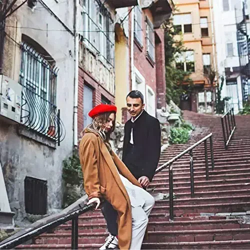 Anteer 6 dona junli beret shlyapa Frantsuzcha uslubdagi shapkalar Moda ayollar beretlari Ayollar qizlar uchun beret shapkalari - 5