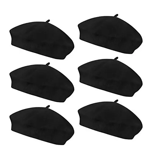 Anteer 6 dona junli beret shlyapa Frantsuzcha uslubdagi shapkalar Moda ayollar beretlari Ayollar uchun qizlar xonim - 1