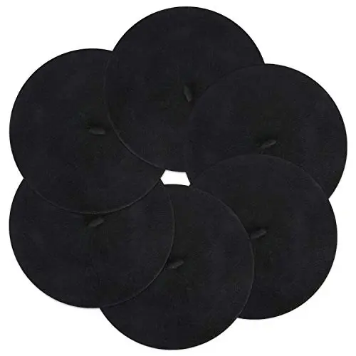 Anteer 6 Pieces Wool Beret Hat French Style Beanie Hats Fashion Ladies Beret Caps for Women Girls Lady - 5