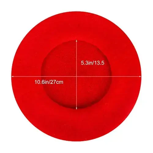 Anteer 6 Pieces Wool Beret Hat French Style Beanie Hats Fashion Ladies Beret Caps for Women Girls Lady - 7