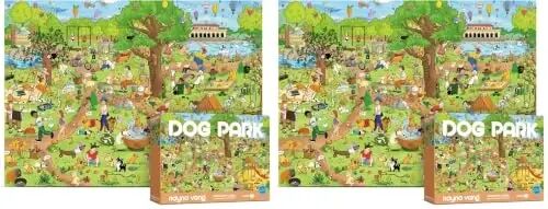 Antelope - 1000 Piece Puzzle for Adults, Dog Park Jigsaw Puzzles 1000 Pieces - 1000 Pieces High Resolution, Matte Finish, Smooth Edging, No Dust Leisure Animal Puzzle (Pack of 2) - ANTELOPE