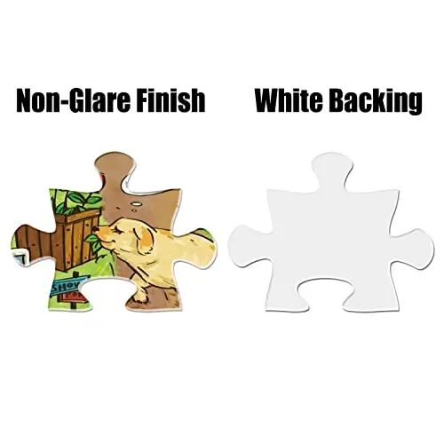 Antelope - 1000 Piece Puzzle for Adults, Dog Park Jigsaw Puzzles 1000 Pieces - 1000 Pieces High Resolution, Matte Finish, Smooth Edging, No Dust Leisure Animal Puzzle (Pack of 2) - 6