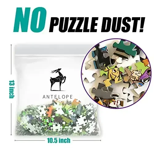 Antelope - 500 Piece Large Format Jigsaw Puzzle for Adults, Dog Park Jigsaw Puzzles 500 Pieces, Large Pieces, No Dust Puzzles for Senior Citizen, 500 PC, Non-Glare Finish, Interlock Smoothly - 6