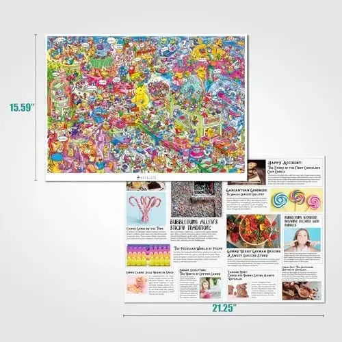 Antelope - Kattalar uchun 1000 bo'lakli boshqotirma, Catndyland Jigsaw Puzzles 1000 bo'lak, Yuqori aniqlik, Mat qoplama, Silliq qirralar, Changsiz Ijodiy badiiy boshqotirma - 3