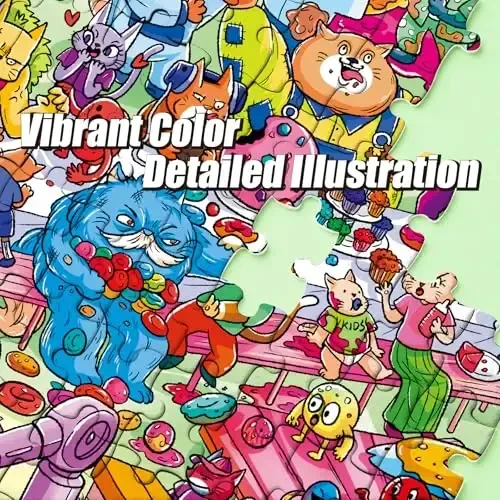 Antelope - Пазл 1000 деталей для взрослых, Catndyland Пазлы 1000 деталей, Высокое разрешение, Матовое покрытие, Гладкие края, Без пыли, Креативный художественный пазл - 5