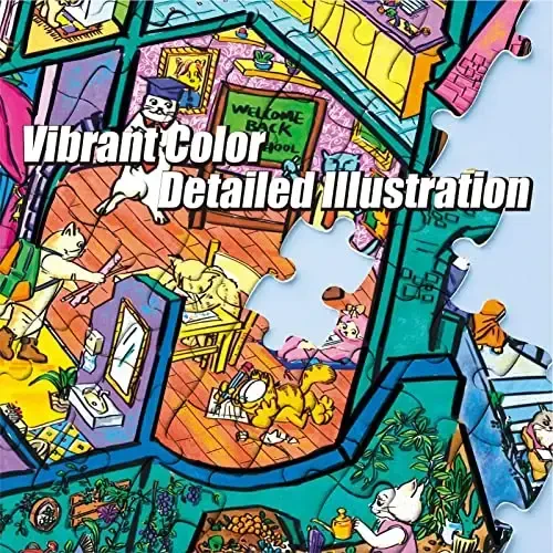 Antelope - Пазл на 1000 деталей для взрослых, Кошачий замок, Пазлы 1000 деталей, Высокое разрешение, Матовая поверхность, Гладкие края, Без пыли, Креативный художественный пазл - 6