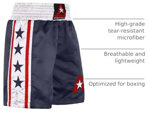 Anthem Athletics Classic Boxing Shorts for Men & Women - Machine Washable Boxer Trunks Costume Muay Thai - 1