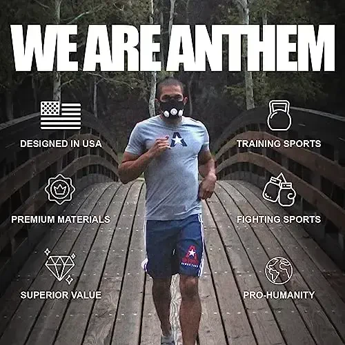 Anthem Athletics erkaklar va ayollar uchun klassik boks shortiklari - Mashinada yuviladigan bokser trusiklari kostyumi Muay Thai - 6