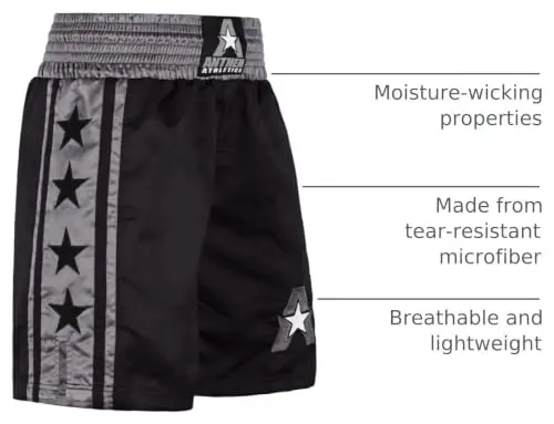 Anthem Athletics Classic Boxing Shorts for Men & Women - Machine Washable Boxer Trunks Costume Muay Thai 