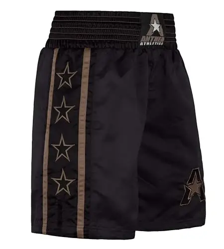 Boxing Shorts for Men & Women - Full Length Pro-Style Trunks - BOXING (1)