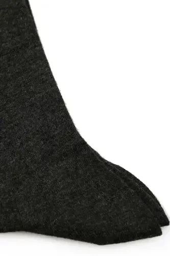 Anthracite Bamboo Single Socket Socks - 2