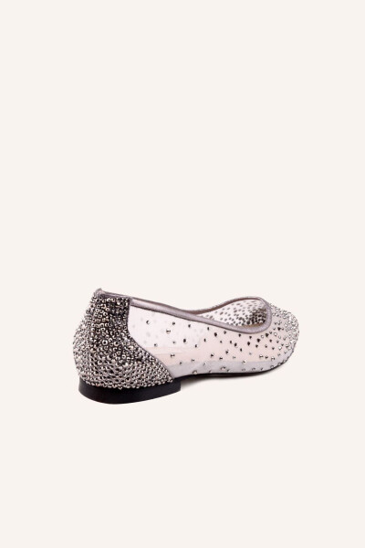 Anthracite Cinderella Bridal Slipper - 16