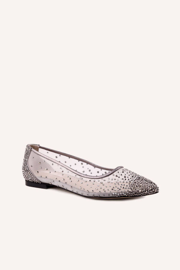 Anthracite Cinderella Bridal Slipper - 11