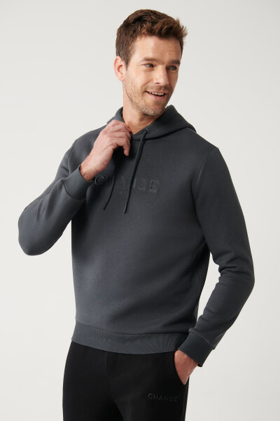 Anthracite Hooded Sweatshirt - 7