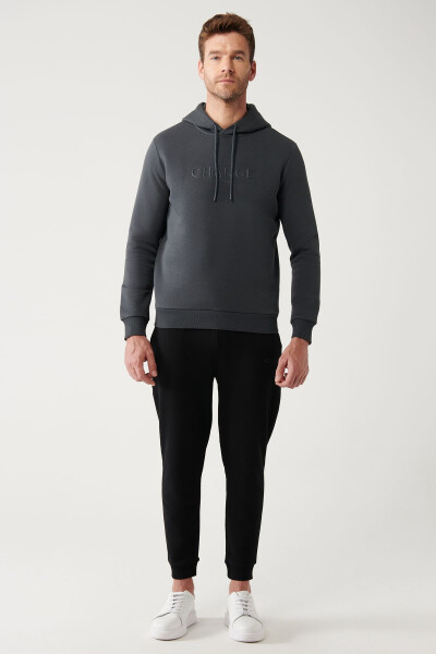 Anthracite Hooded Sweatshirt - 6