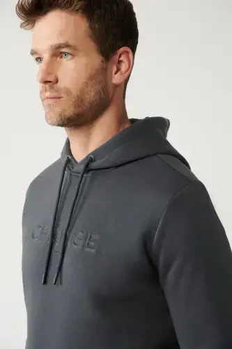 Anthracite Hooded Sweatshirt - AVVA (1)