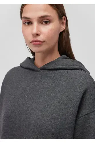 Anthracite Hooded Sweatshirt 1S10186-87829 - 5