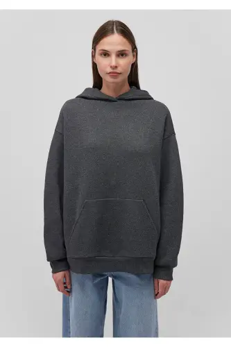 Anthracite Hooded Sweatshirt 1S10186-87829 - 3