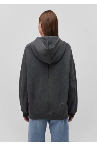 Anthracite Hooded Sweatshirt 1S10186-87829 - 4