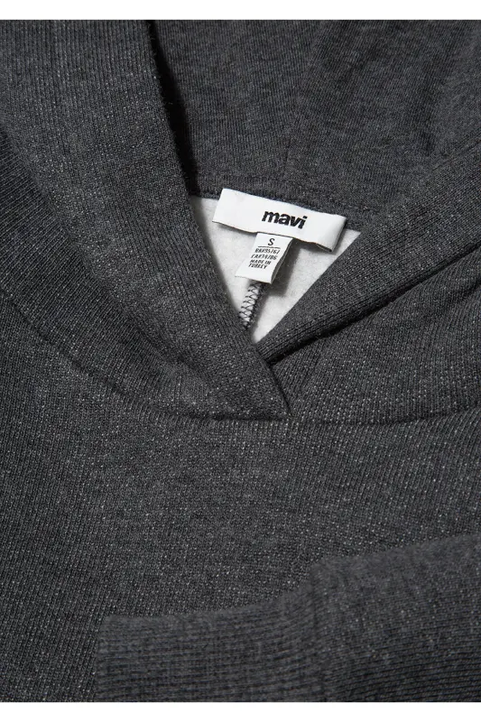 Anthracite Hooded Sweatshirt 1S10186-87829 - 6
