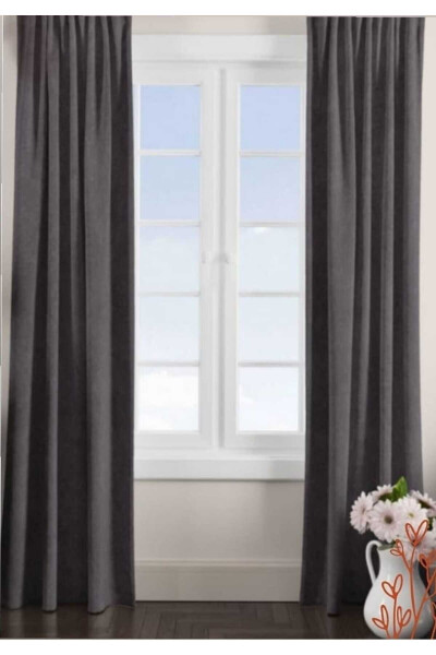 Anthracite Island Background Curtain - 5