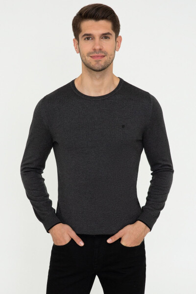 Anthracite Melange Men's Sweater 