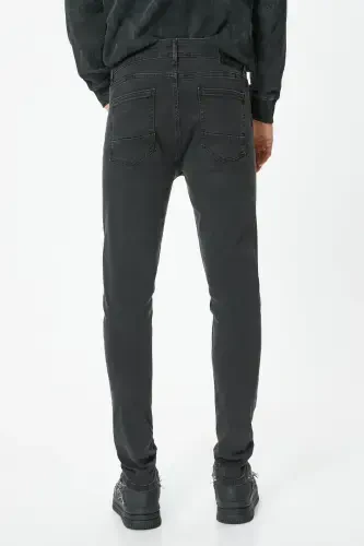 Anthracite Men's Jeans 5WAM40161ND-ANTHRACITE - 4