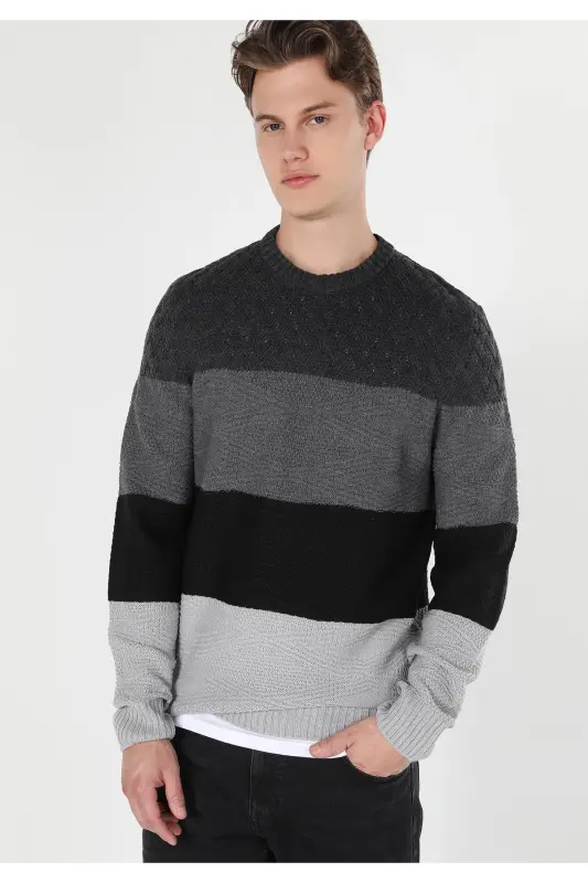 Anthracite Men's Sweater - 1