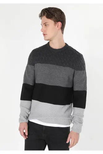 Anthracite Men's Sweater - 3