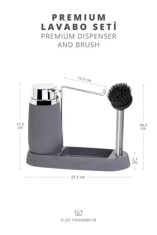 Anthracite Premium Sink Set-Anthracite - 2