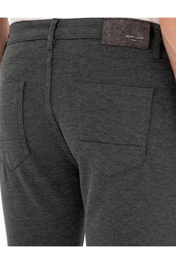 Anthracite Slim Fit Canvas Pants - 6
