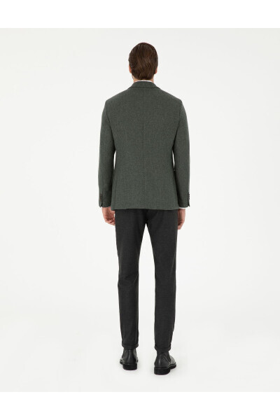 Anthracite Slim Fit Canvas Pants - 4