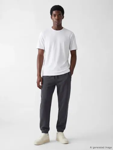 Anthracite Standard Fit Men's Jogger Sweatpants-Anthracite 